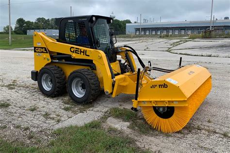 rotary broom for skid steer